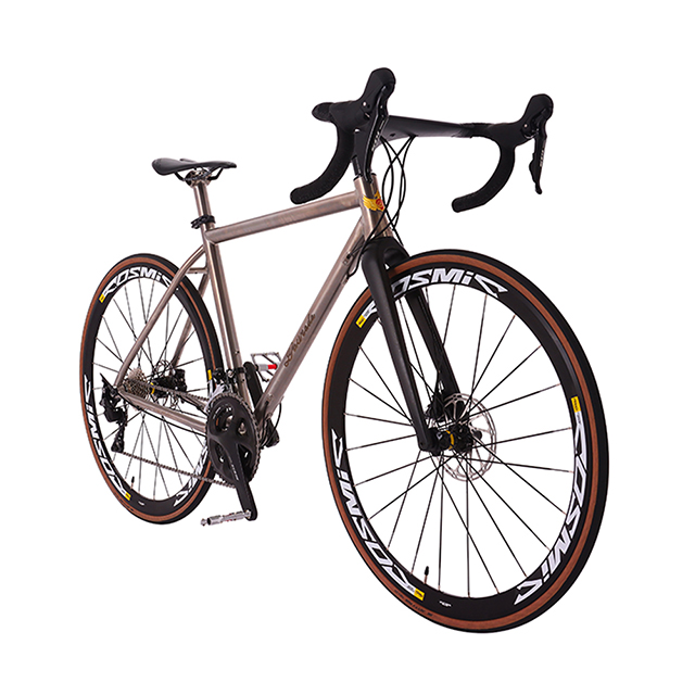 22 speed titanium alloy road bicycle